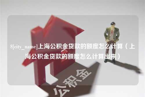 定安上海公积金贷款的额度怎么计算（上海公积金贷款的额度怎么计算出来）